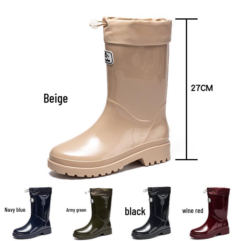 Unisex Waterproof Wildlife Society Rain Boots - Durable, Non-Slip, Outdoor Hiking Shoes