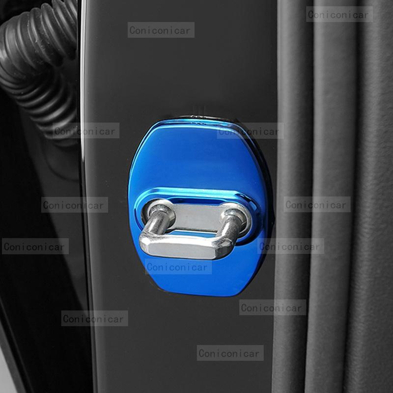 Auto Car Door Lock Protect Cover Emblems Case Stainless Steel Decoration For BAIC BEIJING X55 II 2024 Protection Accessories