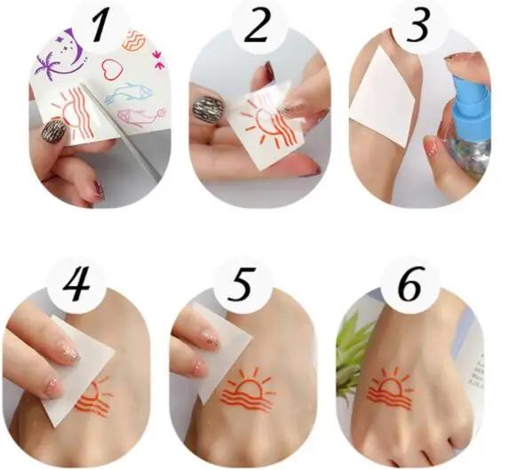 1set Halloween Face Tattoo Stickers Pumpkin Bat Star Moon Fake Freckles Temporary Tattoo Stickers for Music Party Festival Decor