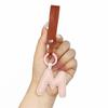 Creative PU Leather 26 Letter Keychains Fashion Alphabet Keyrings Handbag Ornaments Pendant Car Key Holder Accessories Gifts