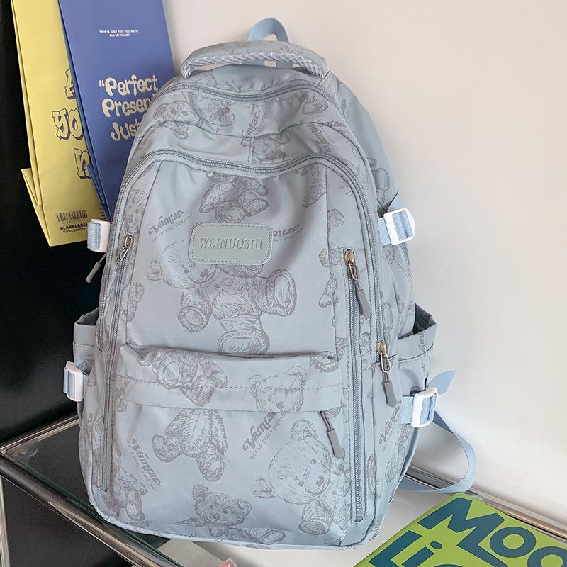 Children's school bag Elementary school girl Junior high school student High school student Printed backpack