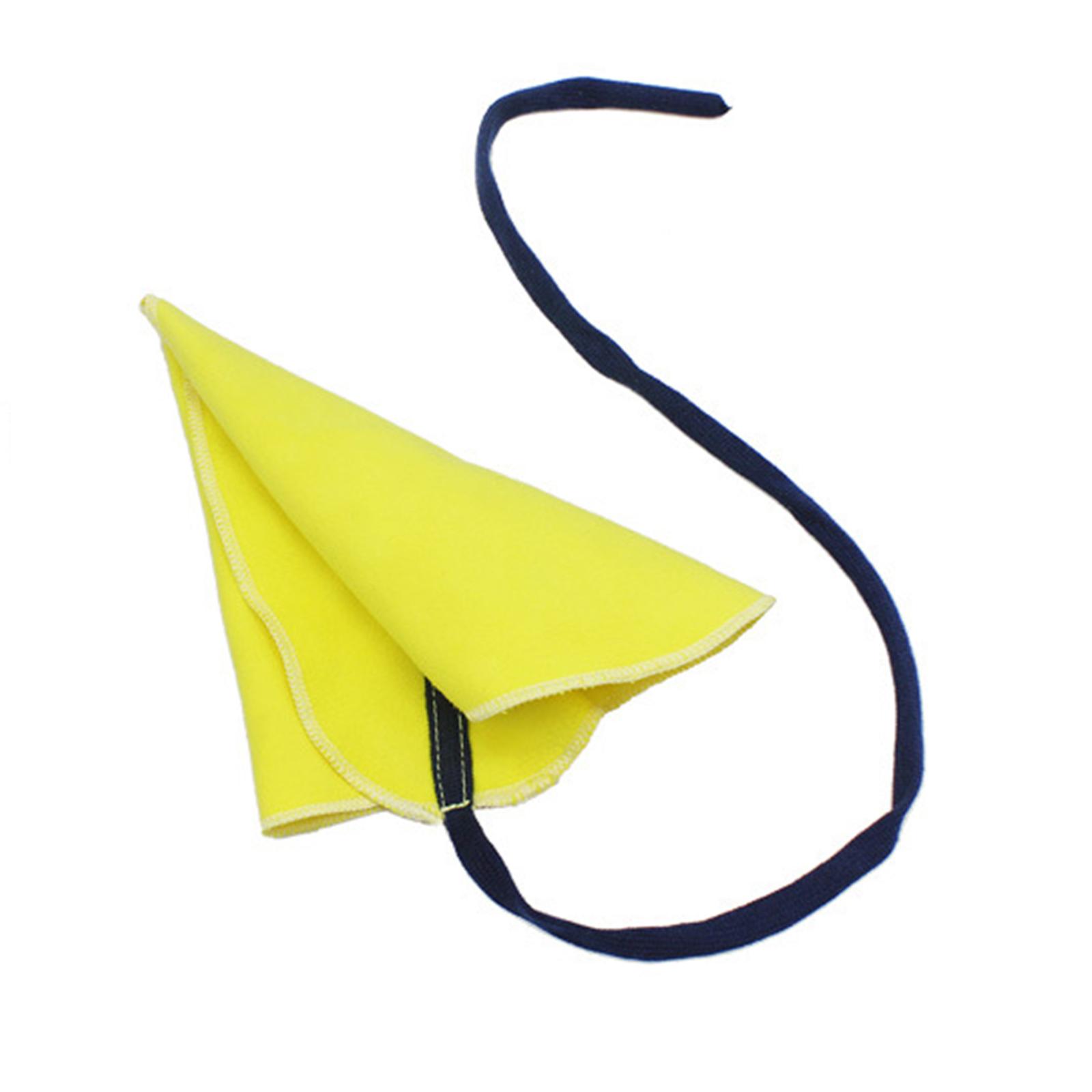 

Saxophone Cleaning Cloth Durable Pull Through Cloth Soft Rag Sax Cleaning Tool for Flute and Woodwind Instrument жовтий