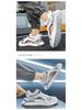 Frühlingsmodische Mesh-Freizeit-Laufschuhe - Atmungsaktiv, Hohlraumdesign, Schnür-Flats für Teenager