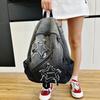 Zaino Scolastico, Zaino in Denim di Grande Capacità Stile Coreano 1011 Nuovo Zaino per Studenti Universitari, Zaino da Donna Versatile Sofisticato Tendenza