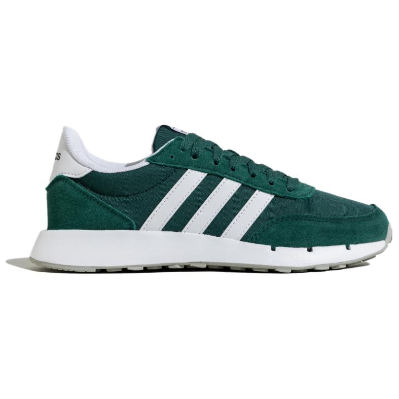 Adidas Run 60S 2.0 Comfortable Versatile Non-Slip Durable Low-Top Casual Running Shoes Unisex Sneakers Green White JQ3928