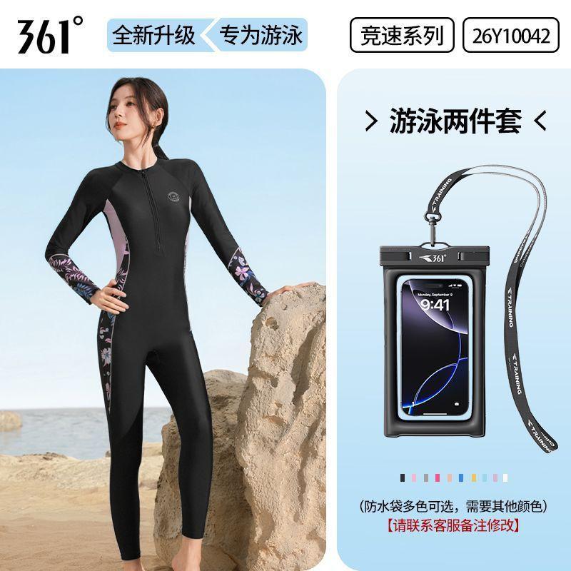 Womens Full Coverage UPF 50 Long Sleeve Rash Guard Swimsuit With Built-in Bra Pad Surfing Diving Sun Protection