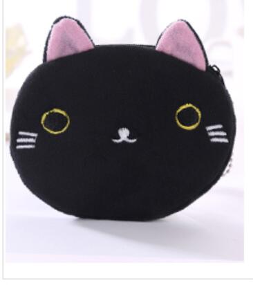 Cartoon Kids Girls Coin Purse Cute Cat Plush Wallet Women Girls Change Purse Bag Mini Money Coin Key Wallets Pouch Children Gift