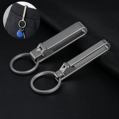 High-Quality Key Ring Ultra Lightweight Portable EDC Multitool Titanium Alloy Keychain Uxury Men Car Key Chain CNC Machining