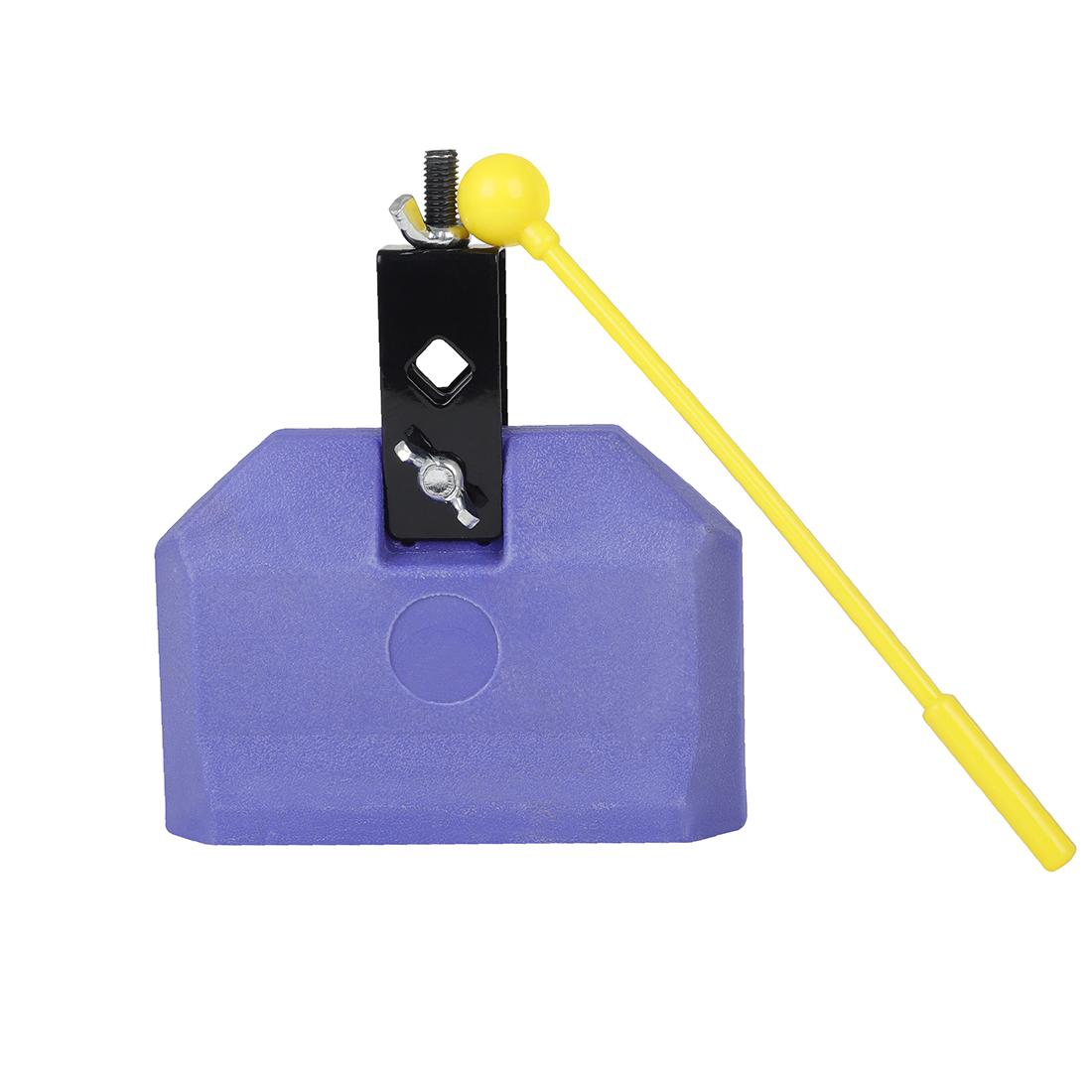 

IRIN Drum Cowbell Set Accompany Accessories Jazz Style Music ABS Material Cheering Bell Percussion Drum Parts & Accessories синий