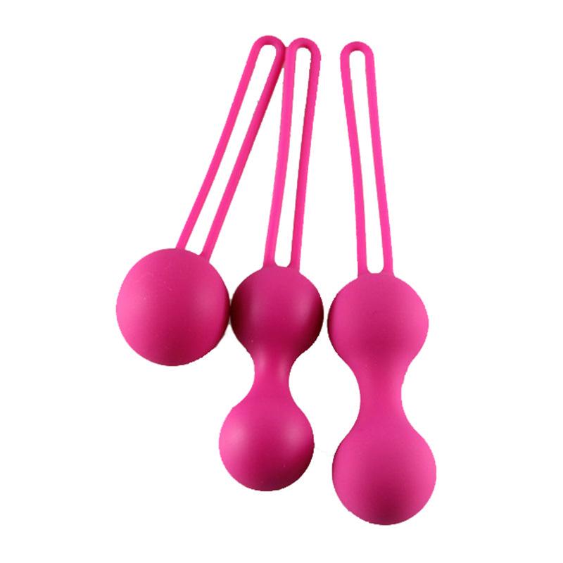 Orissi Kegel Smart Balls: Women's Vaginal Tightening Silicone Dumbbells, 3-Piece Postpartum Set