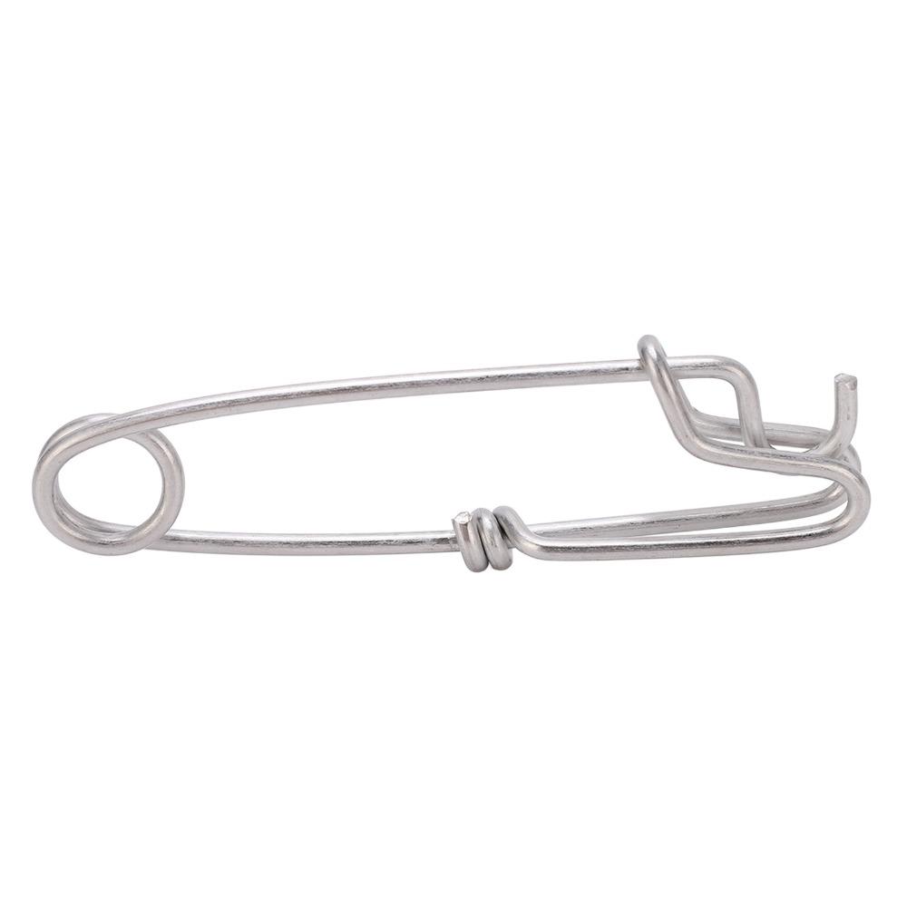 5PCS 5 Sizes Long Line Clips Easy On/Off Fishing Connectors Durable Closed Eye Pin  Tuna Fishing