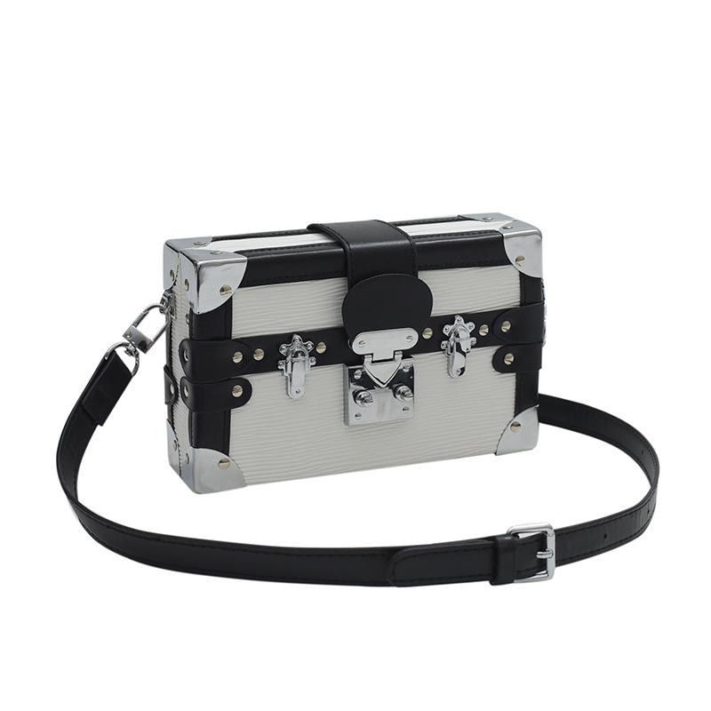 Trendy Box Messenger Bag: Stylish High-End Design for Men & Women