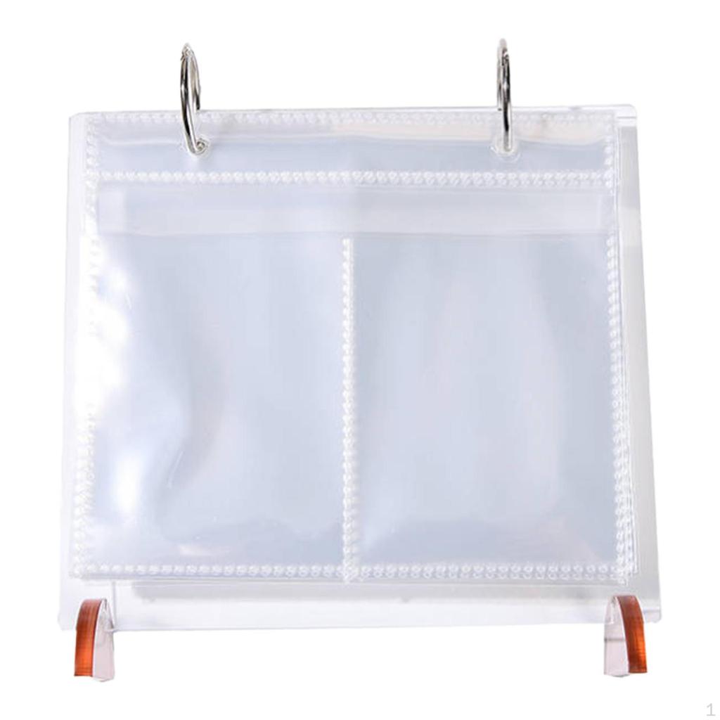Acrylic Display Holder for Tabletop with 17 Sheet Folders Signs