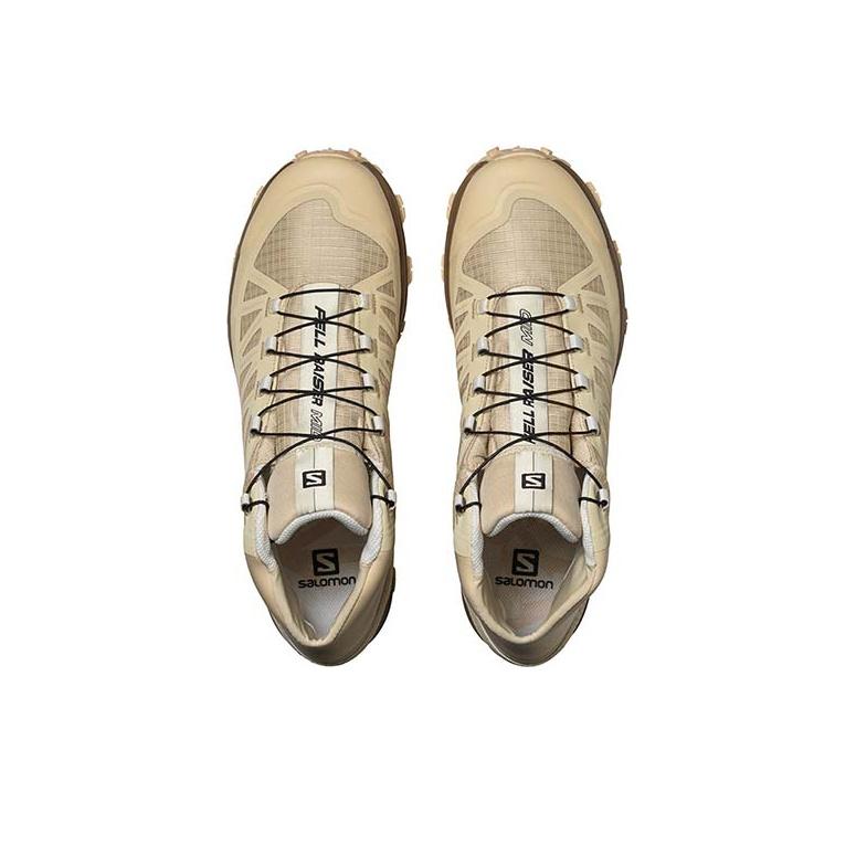 GR10K x Salomon Fell Raiser Mid Bleached Sand Unisex Sneakers Brown Kangaroo Vanilla-Ice L41672100