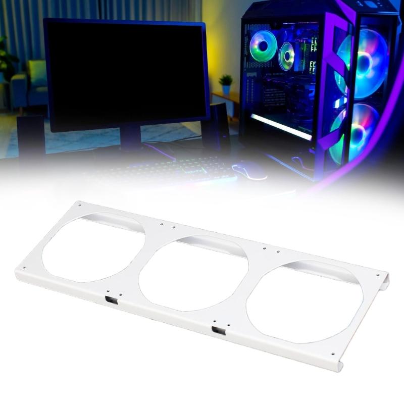 12cm Metal Fan Raising Bracket Elevates Cooling 15mm For Enhances Airflow In Gaming PC And Workstations