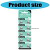 Pack of 10pcs/sheet LR936 Alkaline Button Batteries 1.5V Coin Cell Battery for Watches Calculators and Digital Cameras