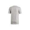 Adidas T Shirts Men's Gray Crew Neck Moderate Straight Fit DV3051