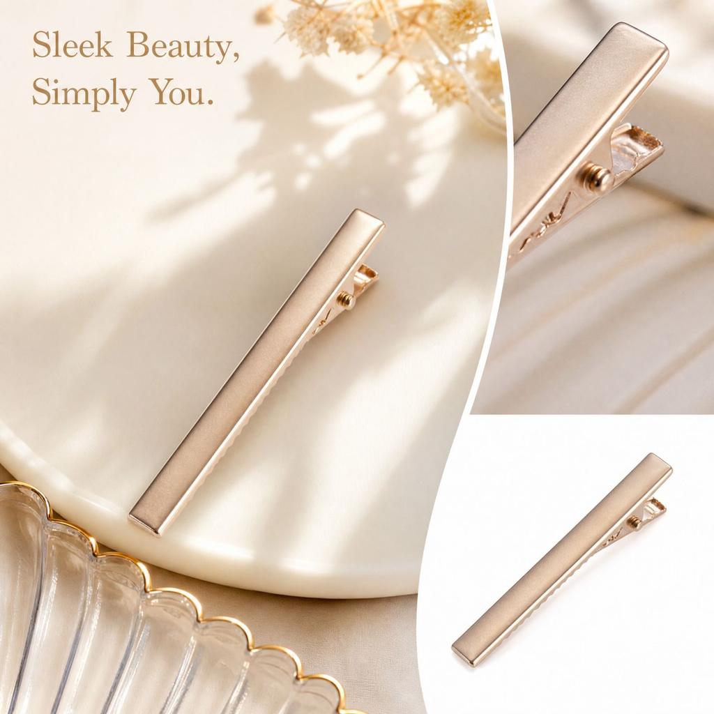 Decorative Hair Clips for Women and Flat Clip Styles for Hair Styling and Daily Use