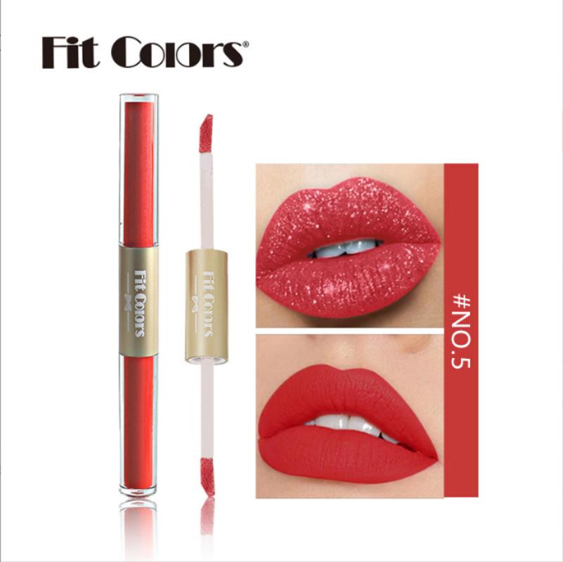 Třpytivá rtěnka Waterproof Liquid Lip Glaze Oil Shimmer Lipstick Makeup Jelly Lip Gloss Lesklý lesk na rty Rtěnka Matte Lip Glaze
