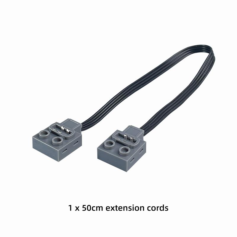 New 50Cm 1/2/5/10Pcs Moc Extension Wire Repair Replacment Cord Line Compatible Brand Building Block Servo Motor Battery Box 8871