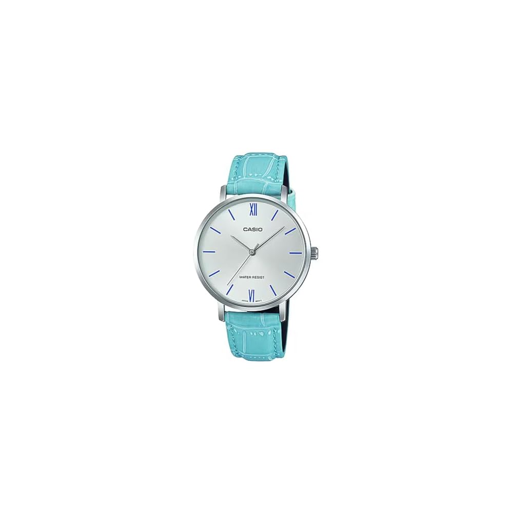 Casio LTP-VT01L-7B3 Quartz Women s Watch Pastel Blue Analog Design