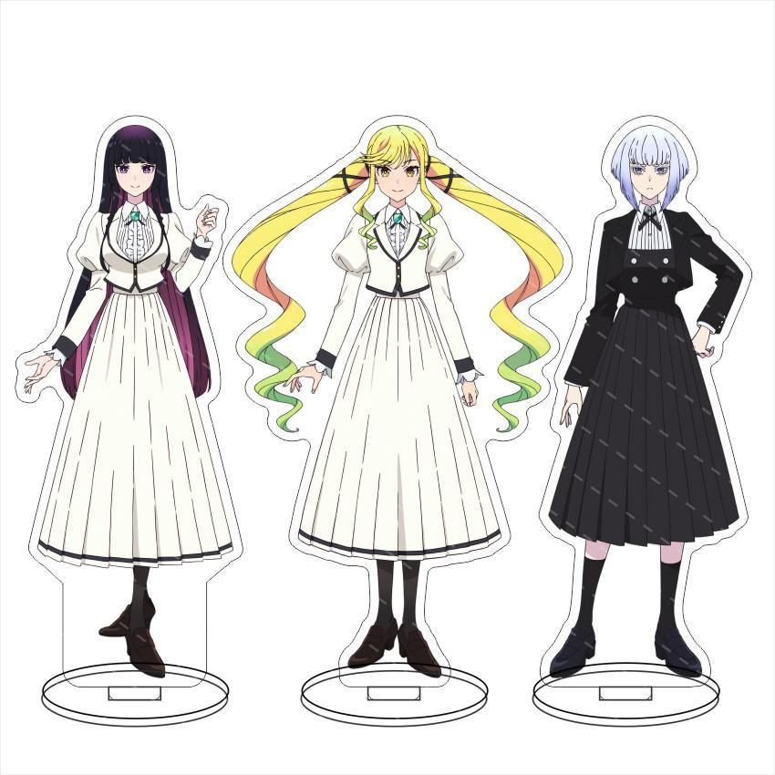Rock Is A Lady's Modesty Acrylic Stand Model Plate Decoration Originality Desk Figure Display Fans Gift Cartoon Prime Products
