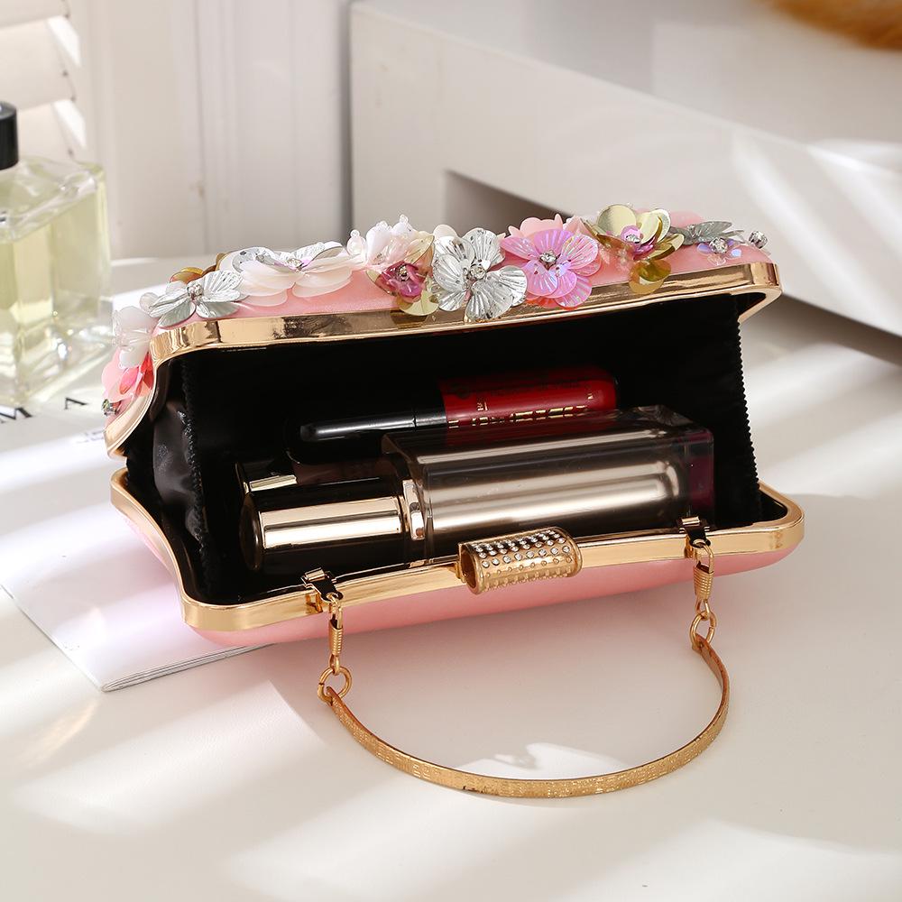 Elegant Floral Evening Bag for Brides and Special Occasions