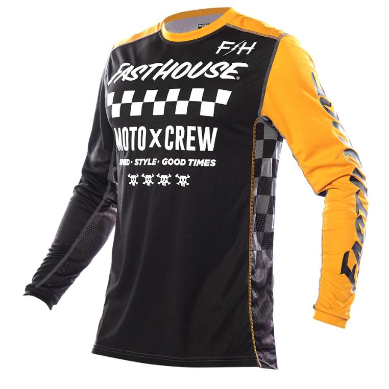 Fasthouse Motorcycle Jersey Racing Jersey Cycling Jersey Cycling T-Shirt Mountain Bike Cycling Speed Downwards Quick-Drying Sweat