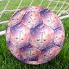 1pc Cosmic Balance Theme Soccer Ball Football, Size 5, Lightweight PVC, Durable Outdoor Training Soccer Ball, Gift m61489
