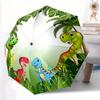 1pc Dinosaur Jungle Automatic Open/Close Umbrella, Ideal Fan Gift for Birthday, Christmas, Trendy Fashion Y250828022