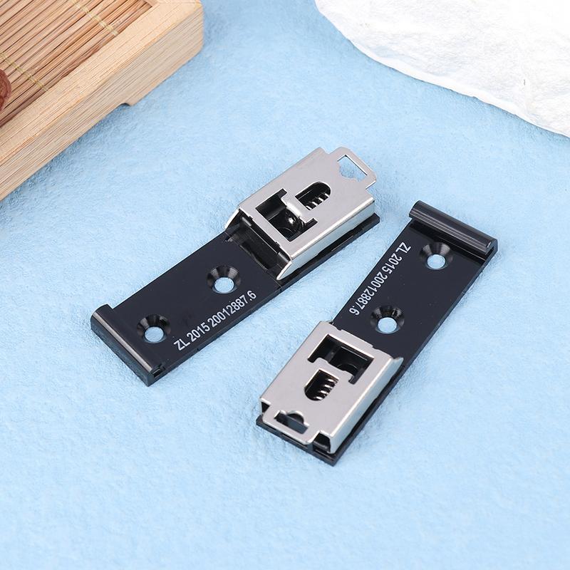 1Pc 35MM U Shaped DIN Rail Holder Universal Rail Buckle Rail Fixed Clamp Fastener Clip For Relay Mounting