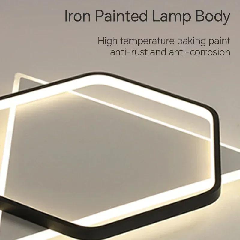 Lámpara de Techo LED Moderna Para Dormitorio Sala de Estar Comedor Pasillo Estudio Entrada Luminaria Decoración Interior del Hogar Lámpara Araña