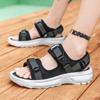 Fashion Summer Mens Sandals Beach EVA Sandals for Men Gladiator Outdoor Sports Male Wear-Resistant Soft-Soled Driving Cool Beach Shoes