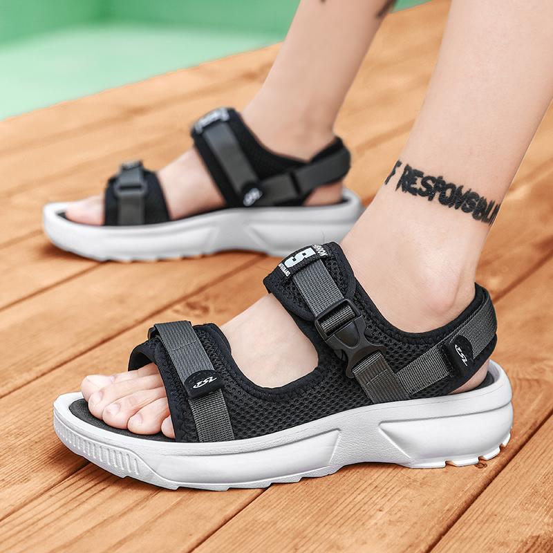 Summer Mens Sandals Beach EVA Sandals for Men Gladiator Outdoor Sports Male Wear-Resistant Soft-Soled Driving Cool Beach Shoes