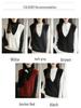 New Year Women's V-Neck Sleeveless Shiny Layered Plus-Size Wool Vest for Spring and Autumn