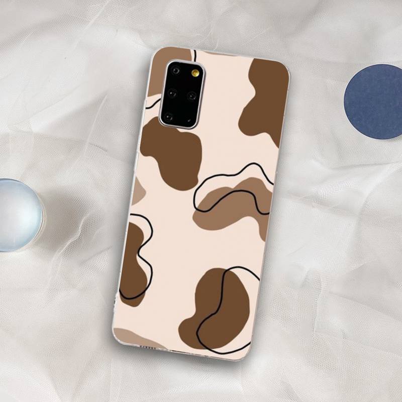 Husă de telefon cu linie artistică pentru Samsung S21 A10 pentru Redmi Note 7 9 pentru Huawei P30Pro Honor 8X 10i