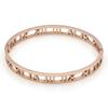 Accessories Fashion Roman Numerals 18K Vacuum Plated Titanium Steel Bracelet Women'S Hollow Titanium Steel Bracelet