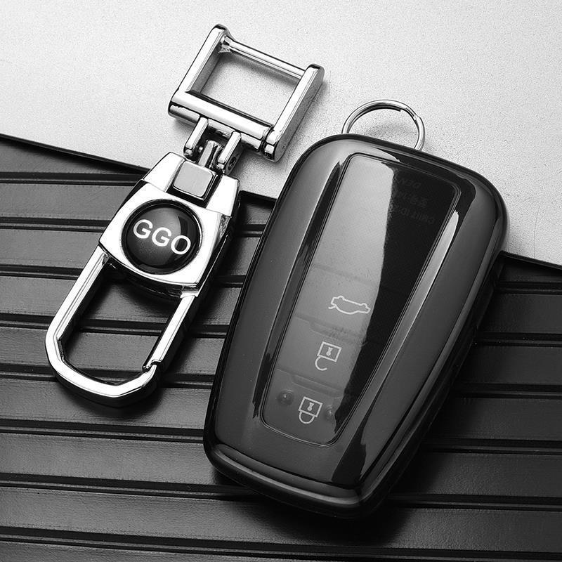 Transparent Toyota Keychains for Camry, RAV4, Crown, and Corolla Cars