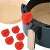 8 Piece Food Safe Silicone Magnetic Clips To Hold Air Fryers Liners Parchment Paper Waterproof Rustproof Heat Resistant