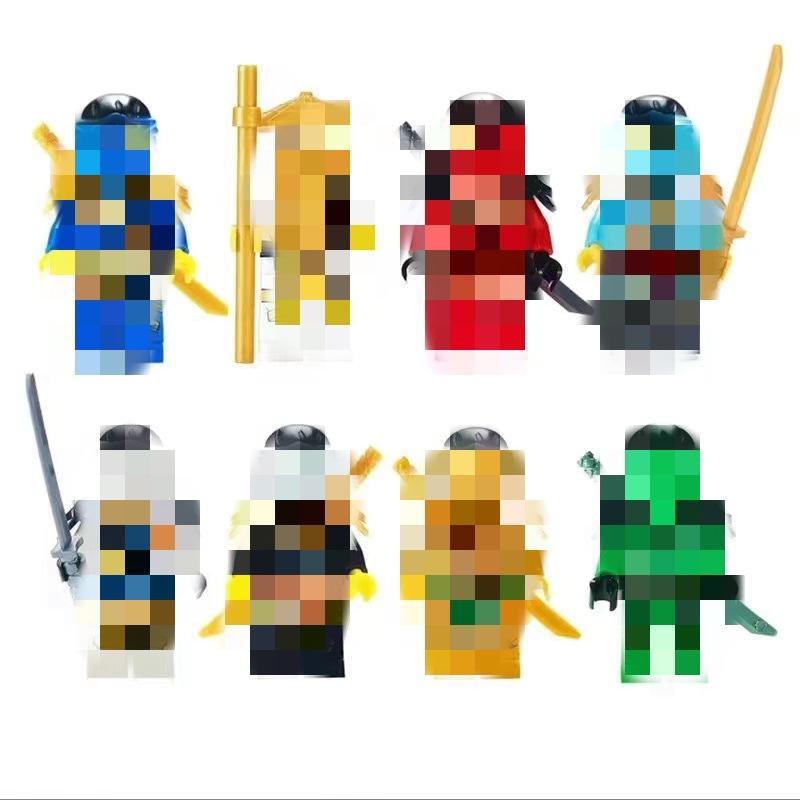Building Blocks Figures Minifigures Construction Ninja Police Medical Rescue Kids Toys Gift