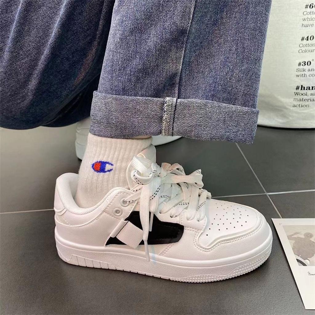 Autumn new ins niche men's shoes Korean version of sports and leisure versatile board shoes male students breathable trend running