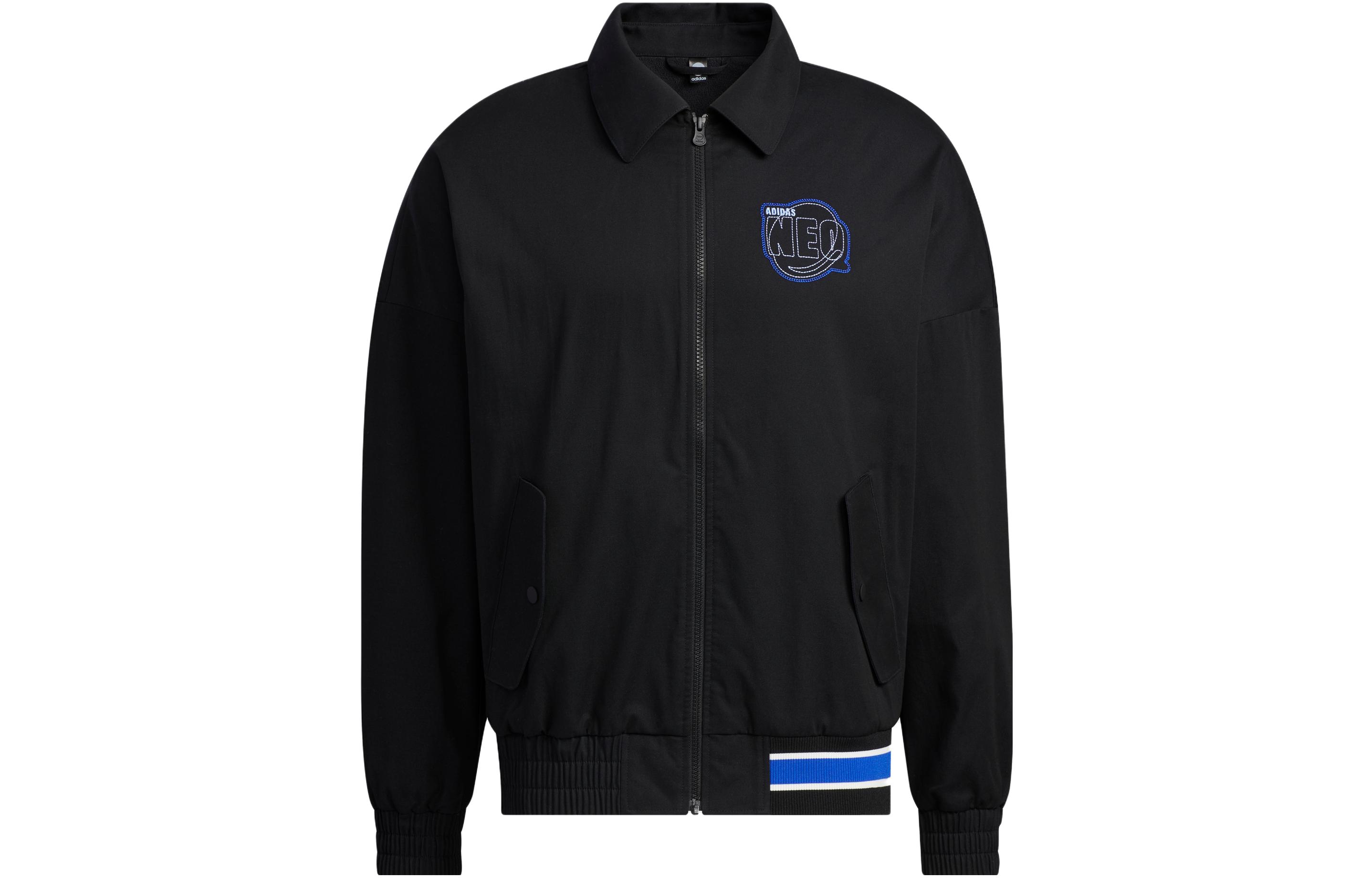 Adidas Jackets Men s Black Lapel Moderate Pilot IA5316 L