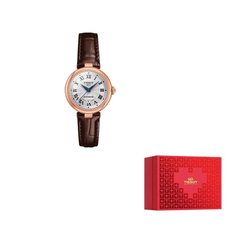 TISSOT Little Beauty Collection Mechanical Movement Women's Watch 29mm White Dial Stainless Steel Case T126.207.36.013.00