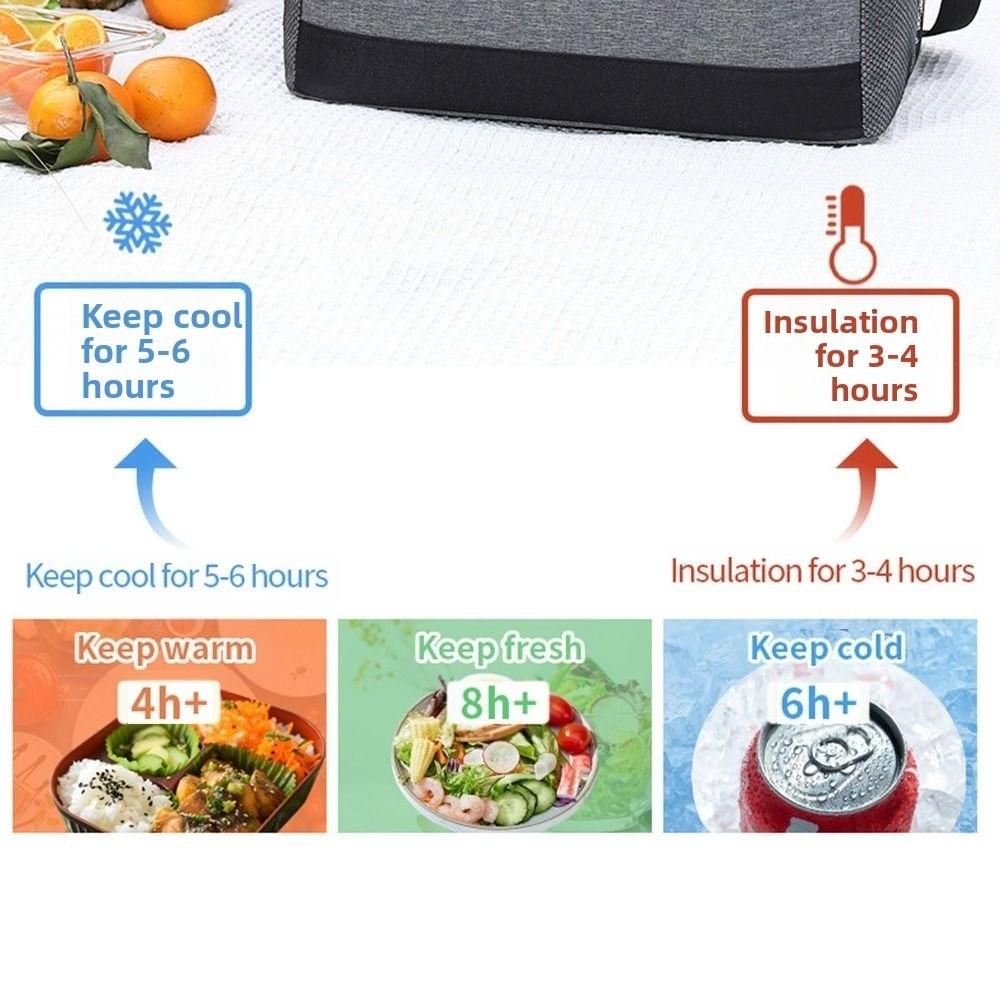 Waterproof Picnic Bag 26L Insulated Tote Bag Durable Thermal Lunch Case  Family Activities