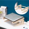 1 Pcs Wooden Universal Laptop Stand Detachable Wooden Stand Suitable for Laptop Cooling Stand