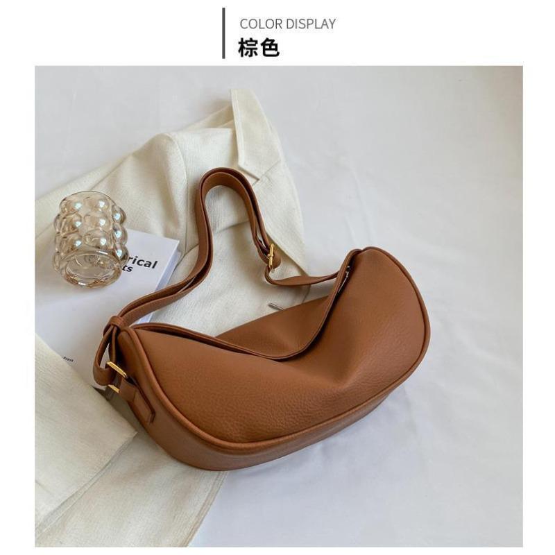 Niche fashion versatile underarm small bag women's new trendy and popular messenger dumpling bag