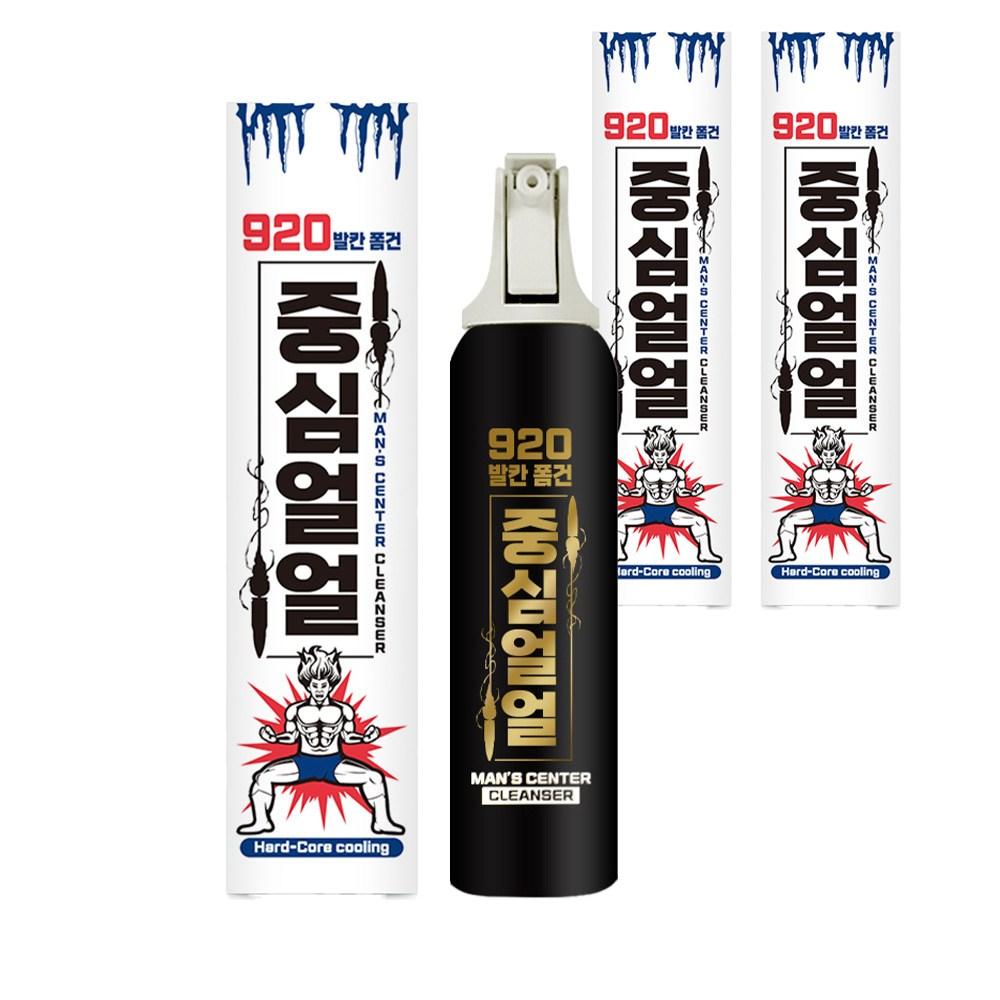 Jungsim-eol 920 Balkan Foam Gun Men's Cleanser 3 Pcs 200ml