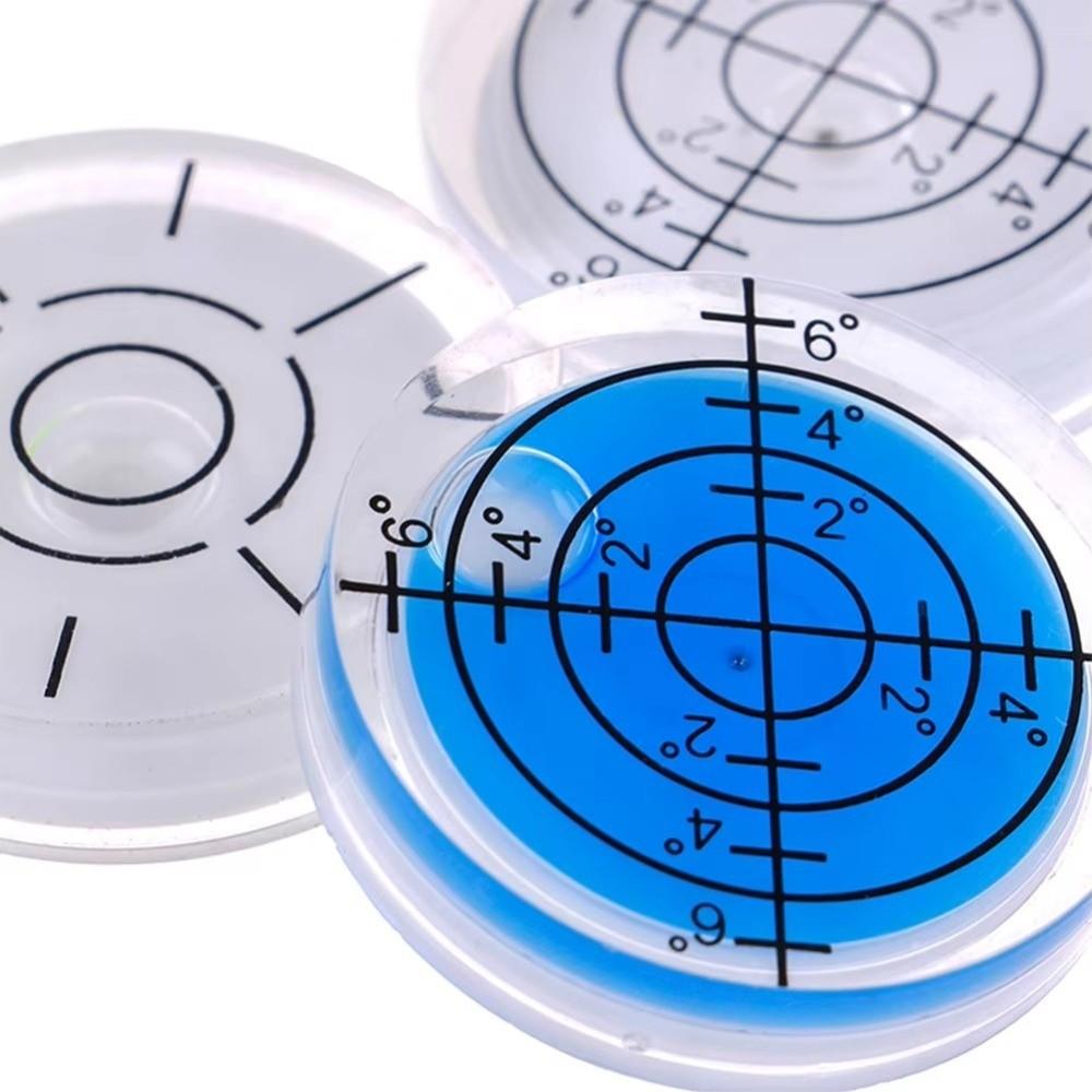 32mm Size Spirit Bubble Level 20°-30° Accuracy Round Measuring Meter  For Surface Leveling