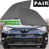 Fit for Toyota RAV4 AX40 2016-2018 Front Left & Right Bumper Tow Hook Eye Cover Cap Replace Part Number 532850R080, 532860R080(2PCS)
