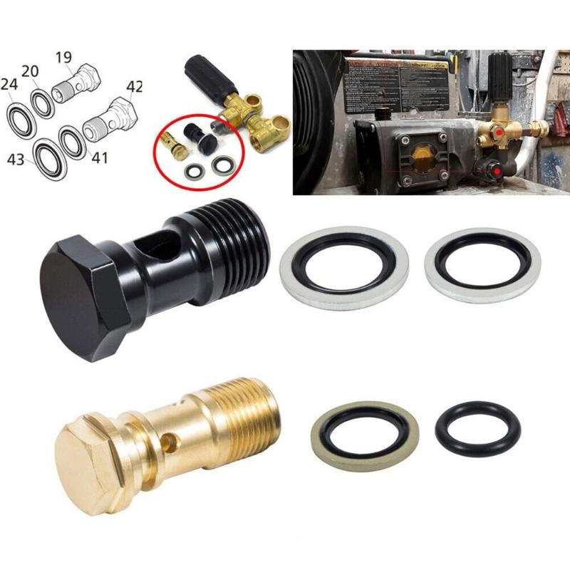 Niezawodny zestaw śrub mocujących zawór rozładowujący do myjek ciśnieniowych serii Annovi Reverberi AR2119 Szybka prosta instalacja